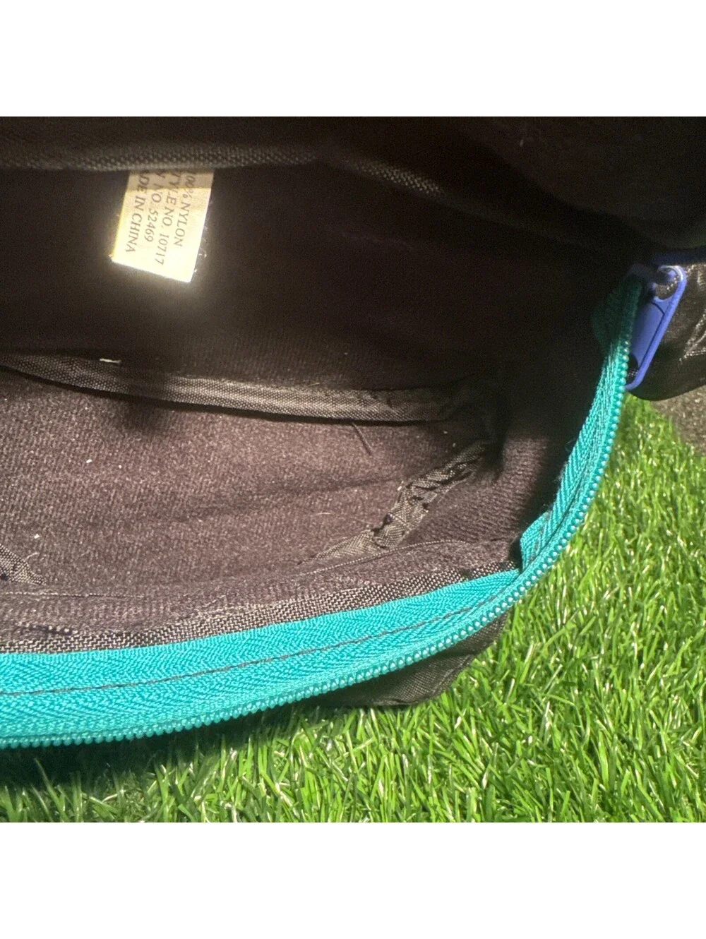 Vintage Quality Camera Accessories Fanny Pack QCA Nylon Waist Bag Black Blue